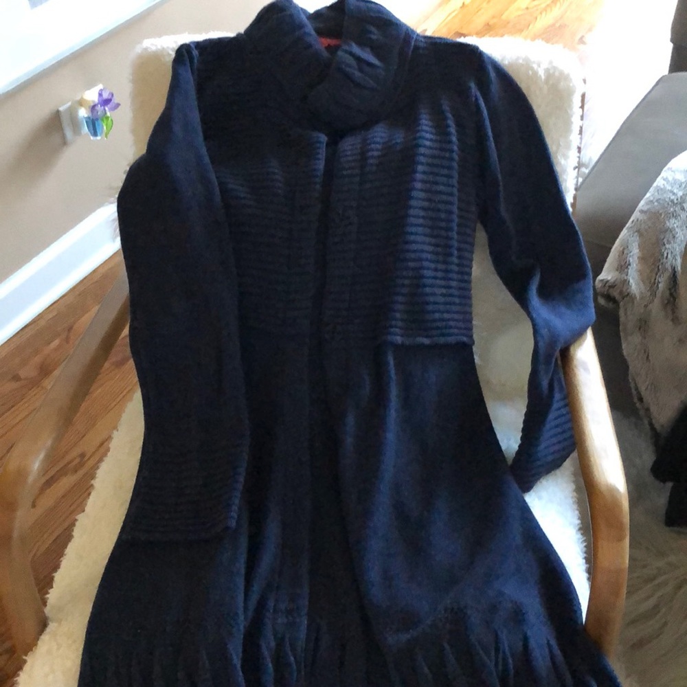Beautiful blue long cardigan